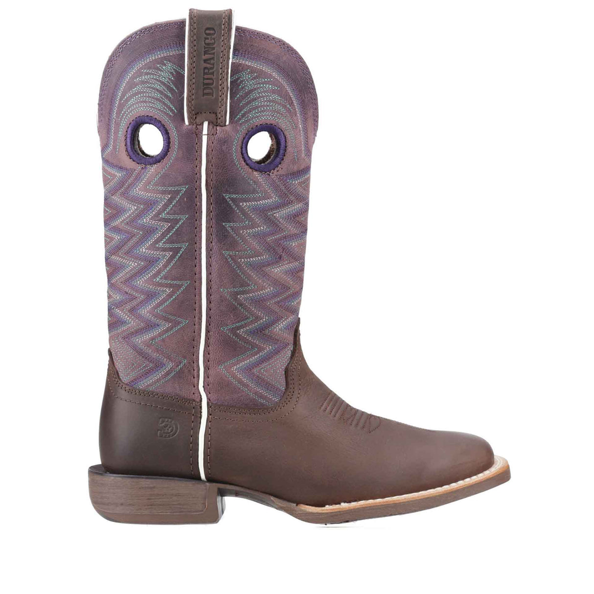 Damen Lady Rebel Pro Westernstiefel Dunkle Erde und Amethyst