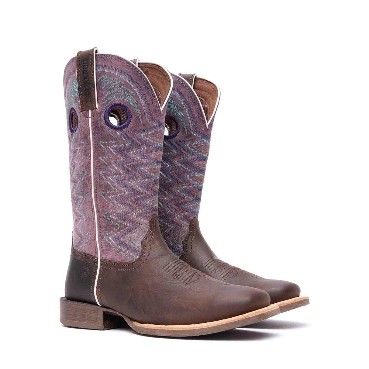 Damen Lady Rebel Pro Westernstiefel Dunkle Erde und Amethyst