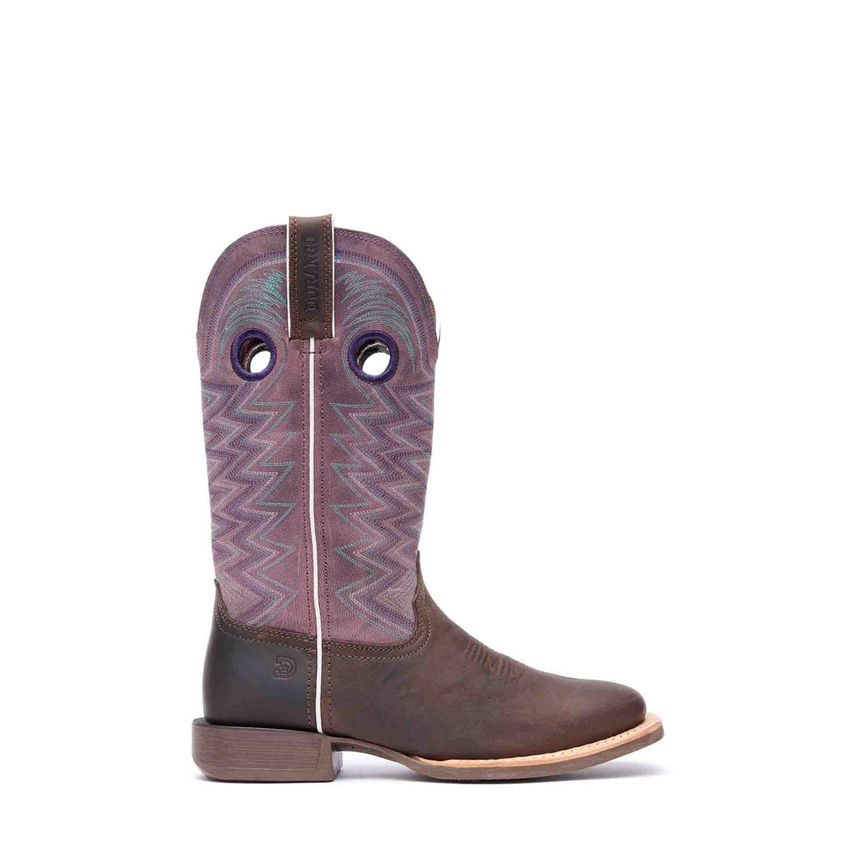 Damen Lady Rebel Pro Westernstiefel Dunkle Erde und Amethyst
