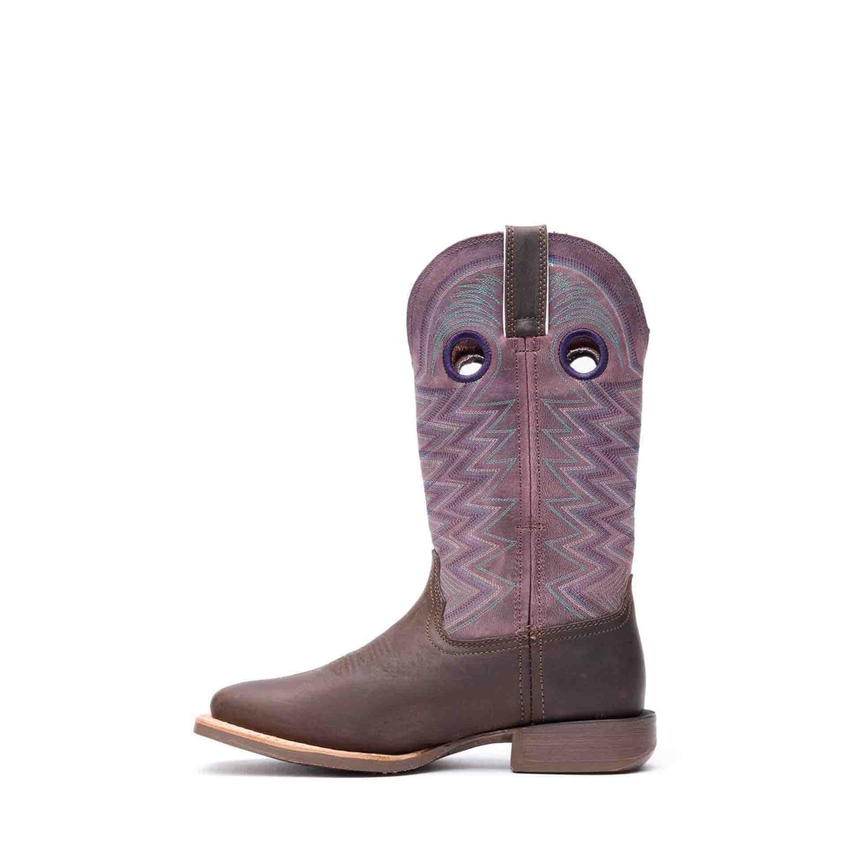 Damen Lady Rebel Pro Westernstiefel Dunkle Erde und Amethyst