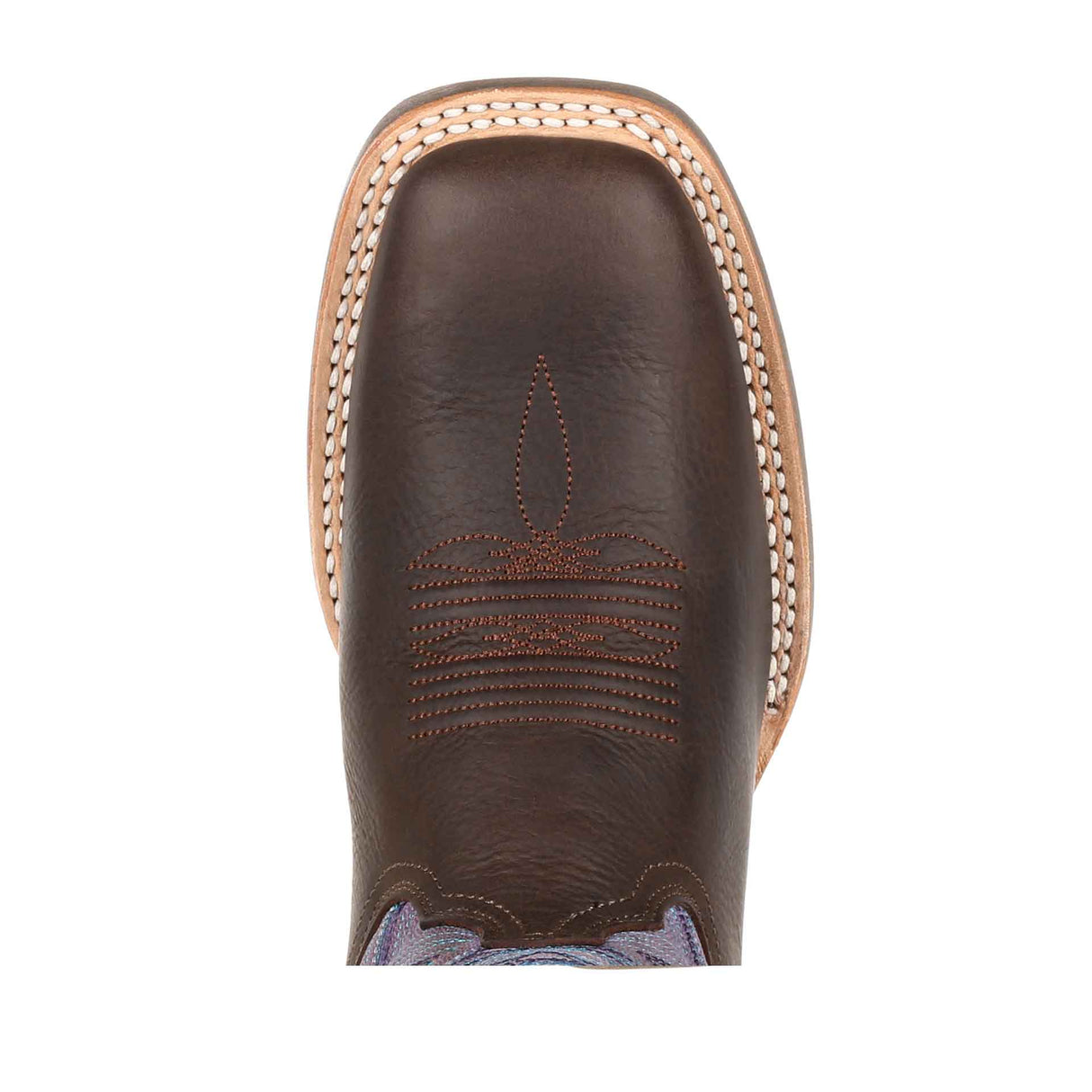 Damen Lady Rebel Pro Westernstiefel Dunkle Erde und Amethyst