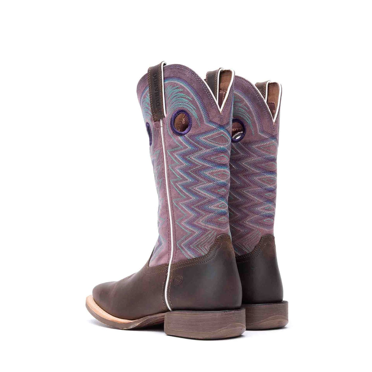 Damen Lady Rebel Pro Westernstiefel Dunkle Erde und Amethyst