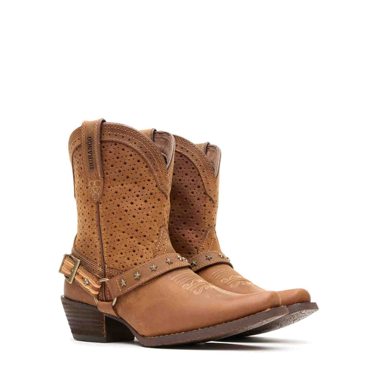 Damen Crush Westernstiefel Rehbraun