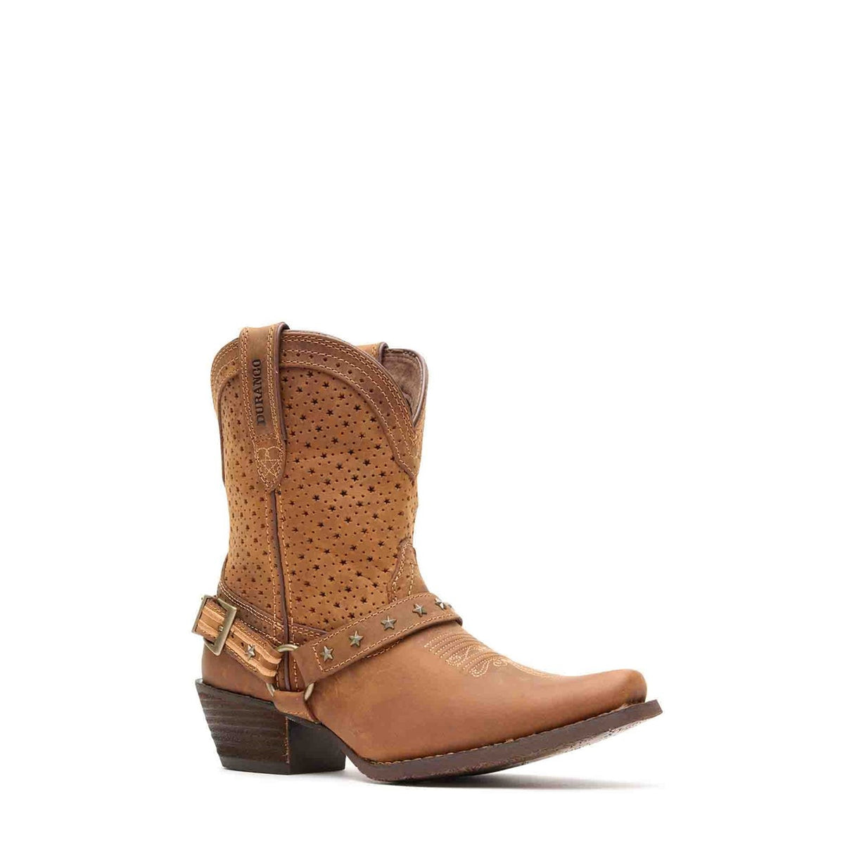 Damen Crush Westernstiefel Rehbraun