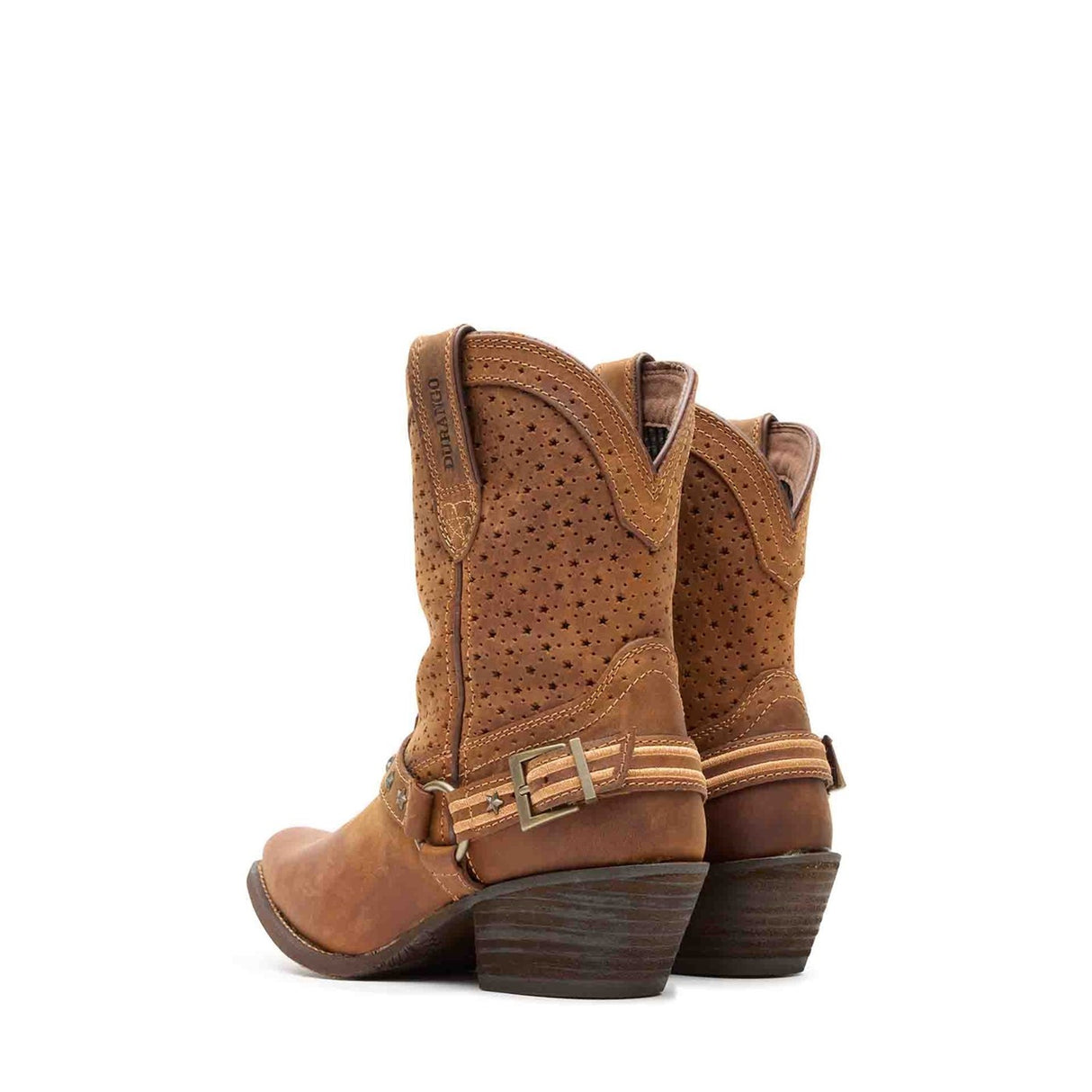 Damen Crush Westernstiefel Rehbraun