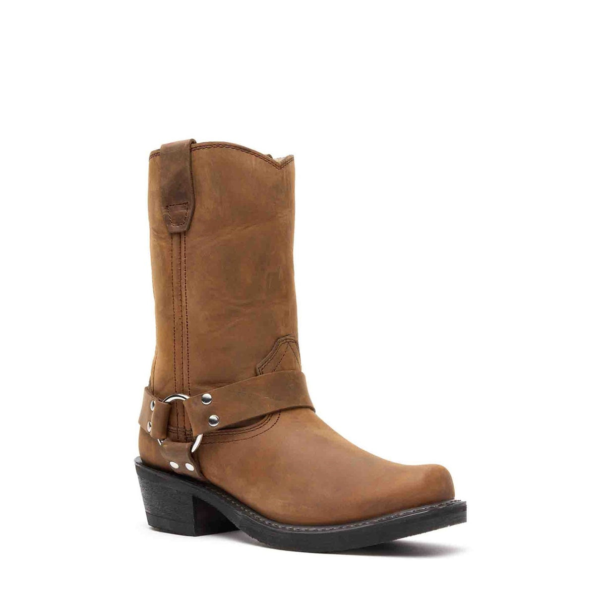 Damen Harness Bikerboots Braun Harness