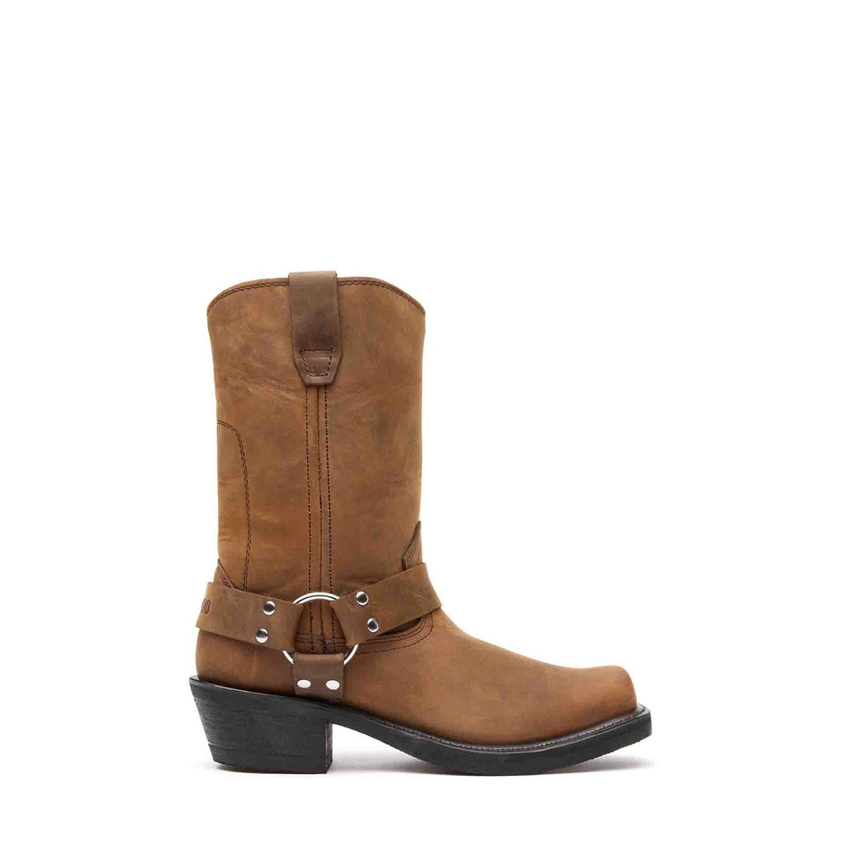 Damen Harness Bikerboots Braun Harness