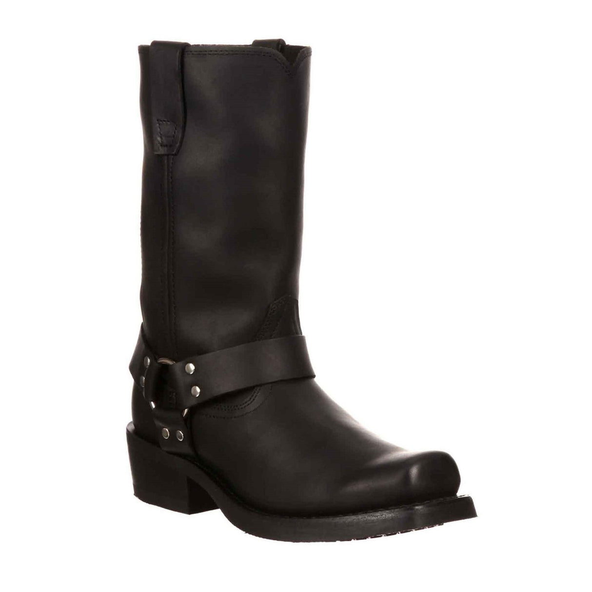 Damen Harness Bikerboots Schwarz