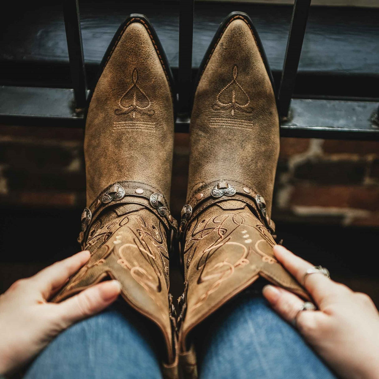 Damen Crush Heartbreaker Westernstiefel Dusk to Dawn