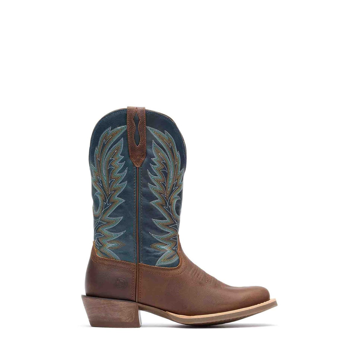 Herren Rebel Pro Westernstiefel Braun und Blau