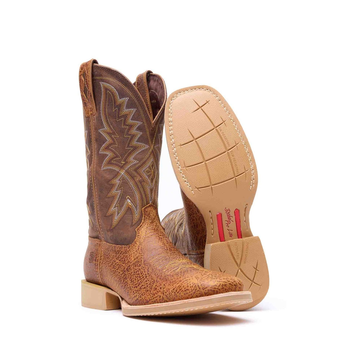 Herren Rebel Pro Lite Westernstiefel Hellbraun