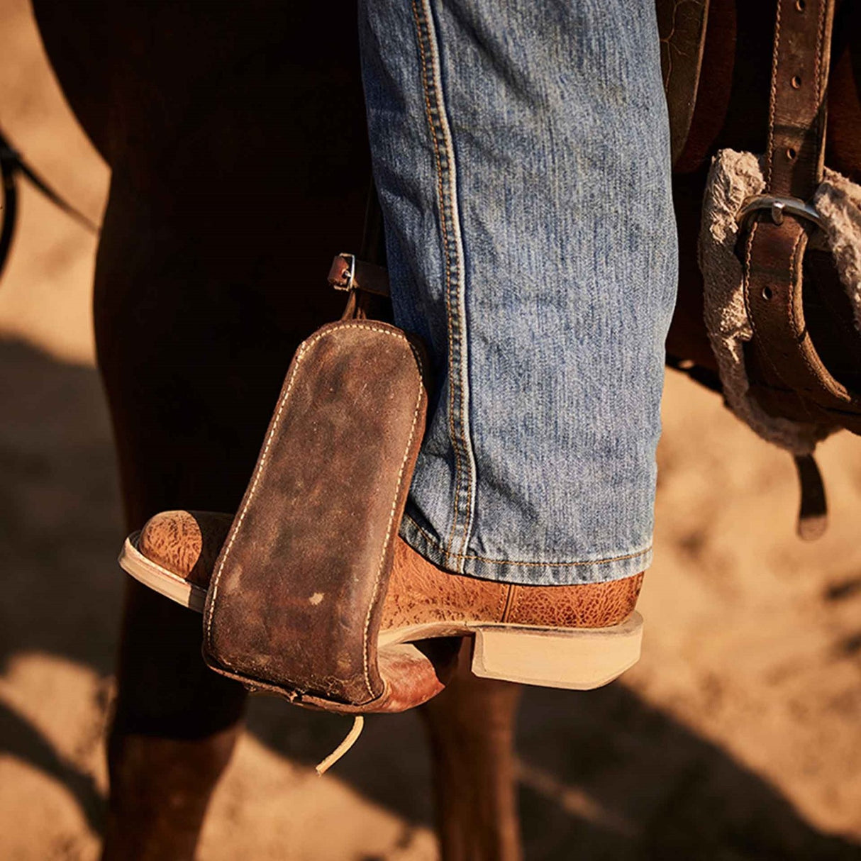 Herren Rebel Pro Lite Westernstiefel Hellbraun