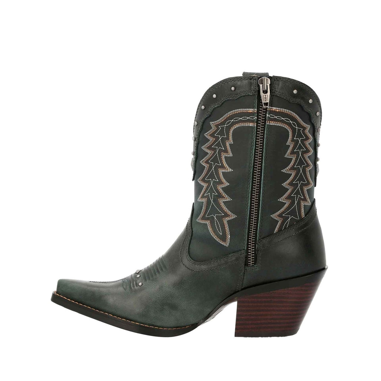 Damen Crush Westernstiefel Sattelbraun und Denimblau