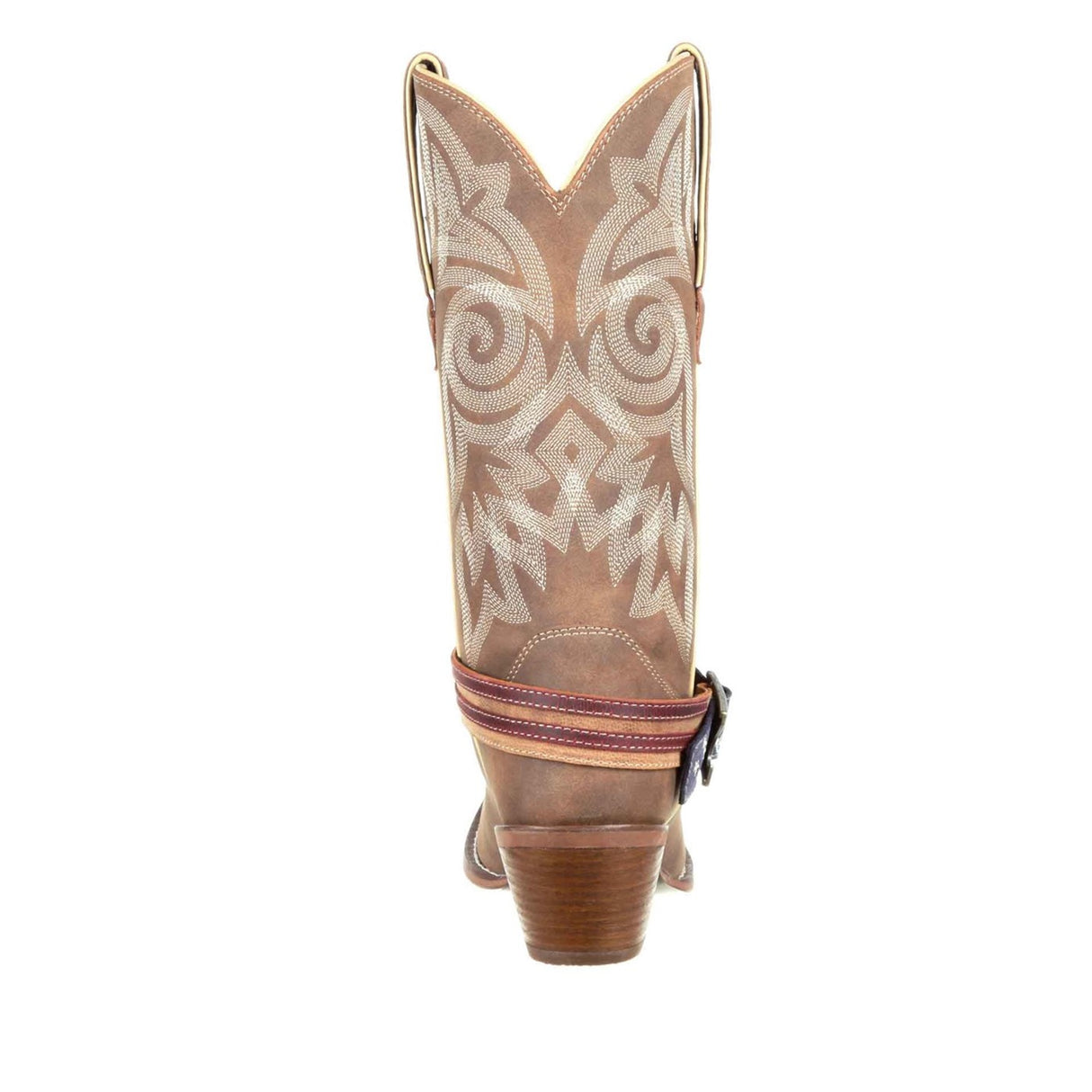 Damen Crush Flag Accessory Westernstiefel Braun/Khaki