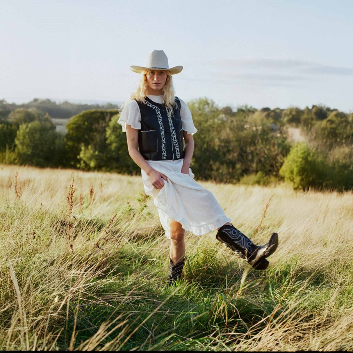 Damen Crush Westernstiefel Black Beauty