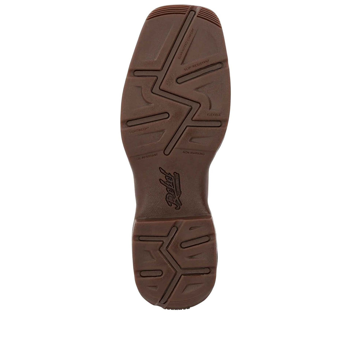 Herren Rebel Wasserfeste Westernstiefel Rotbraun