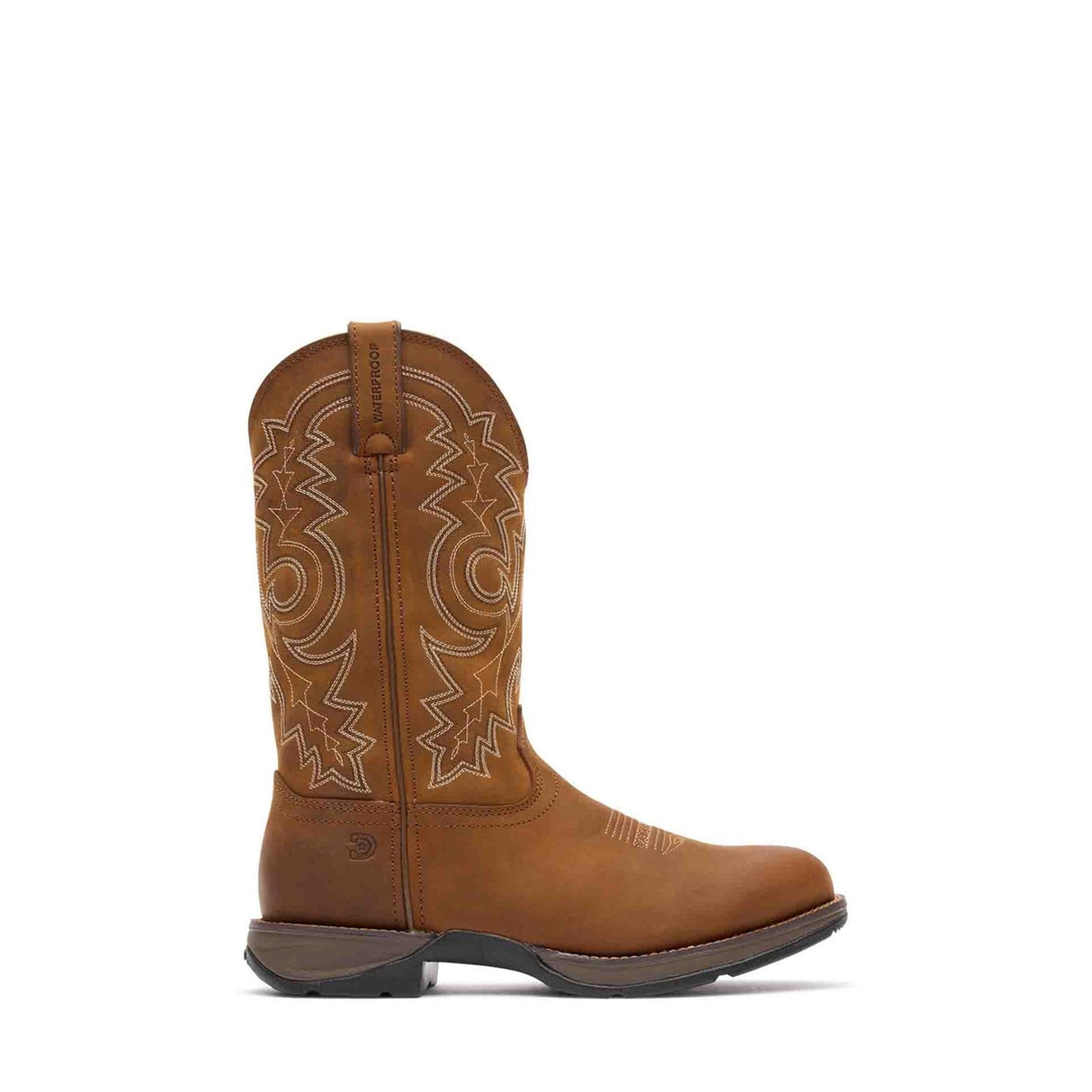 Herren Rebel Wasserfeste Westernstiefel Kojoten-Braun