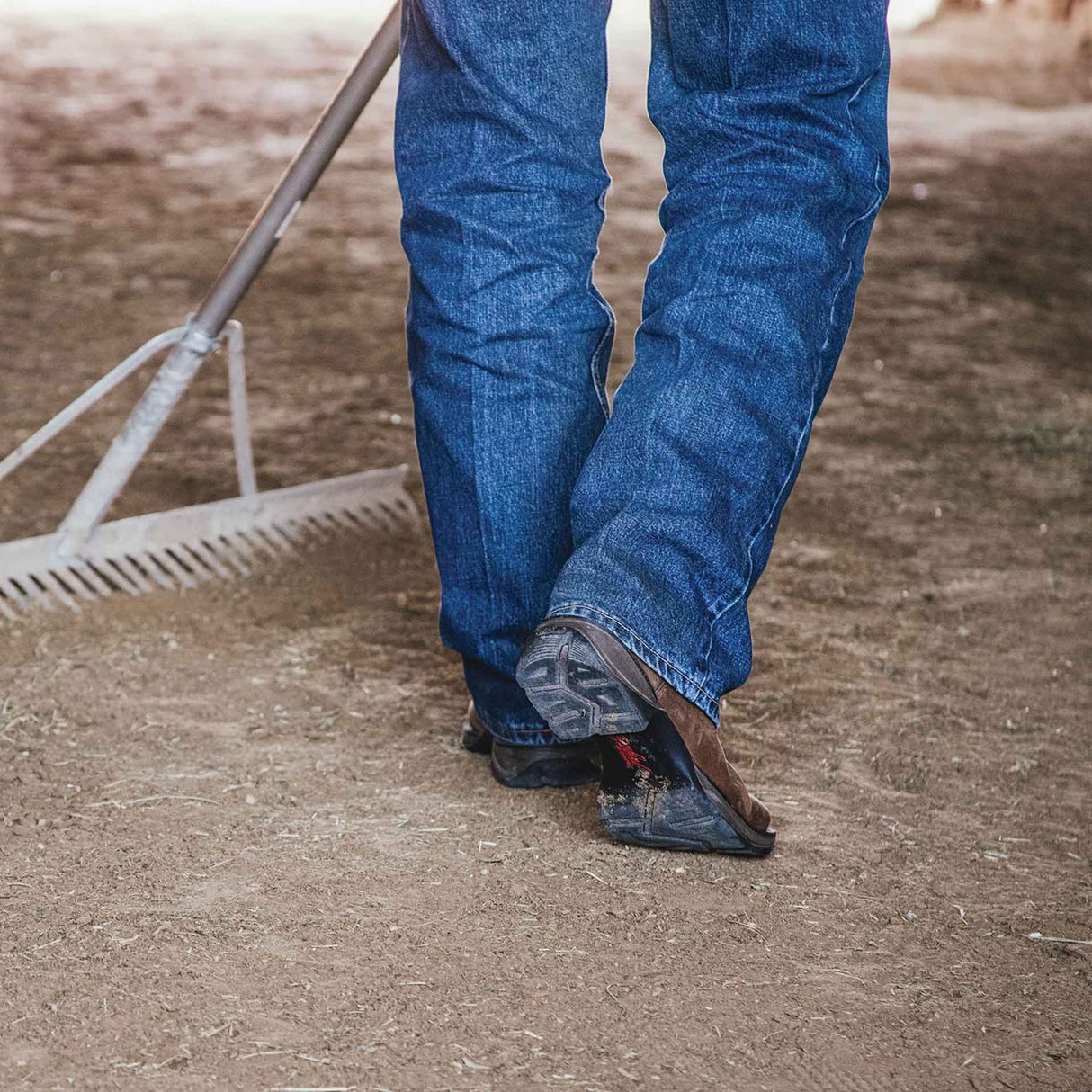 Herren Rebel Westernstiefel Schokolade und Mitternacht