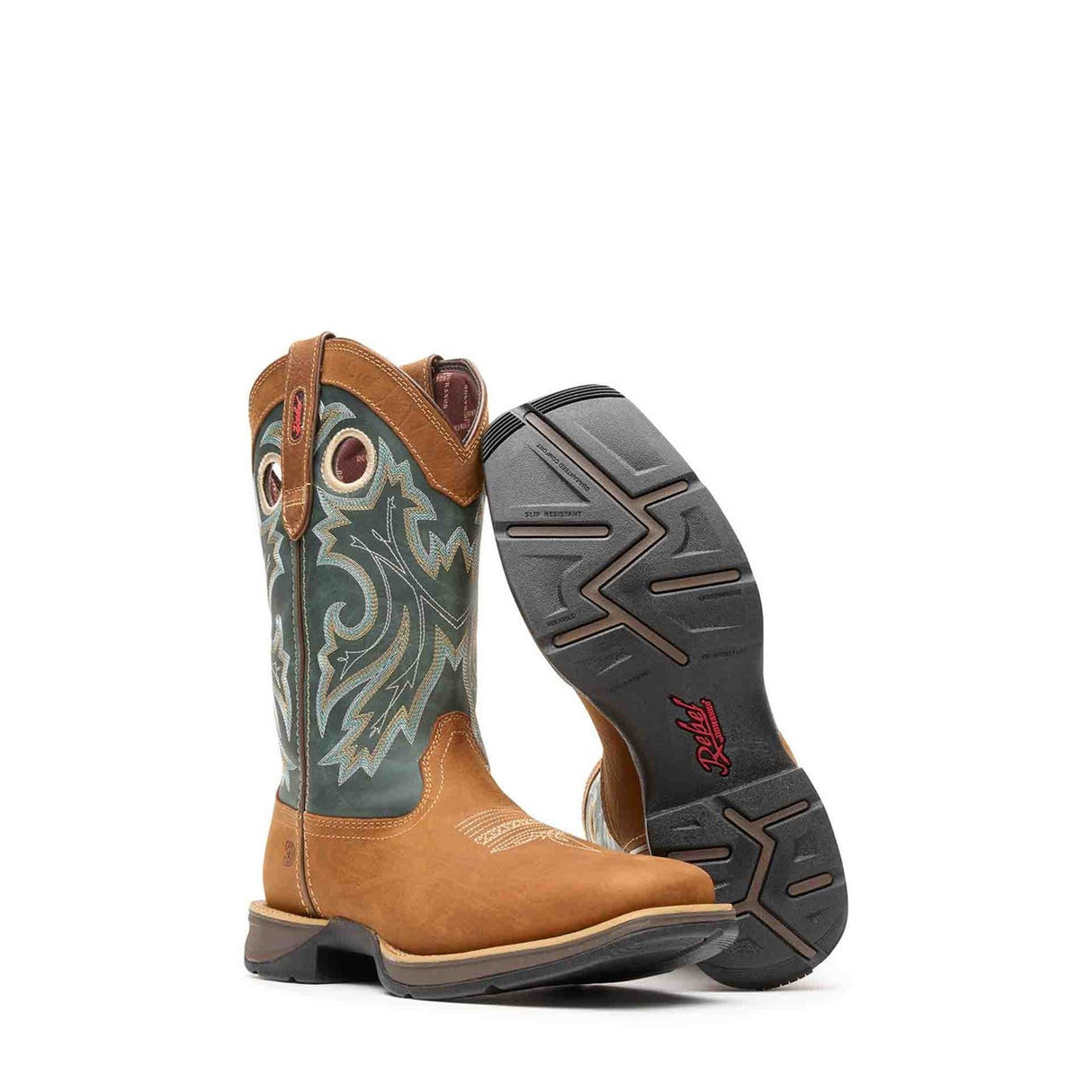 Herren Rebel Westernstiefel Sattelhorn und Klee