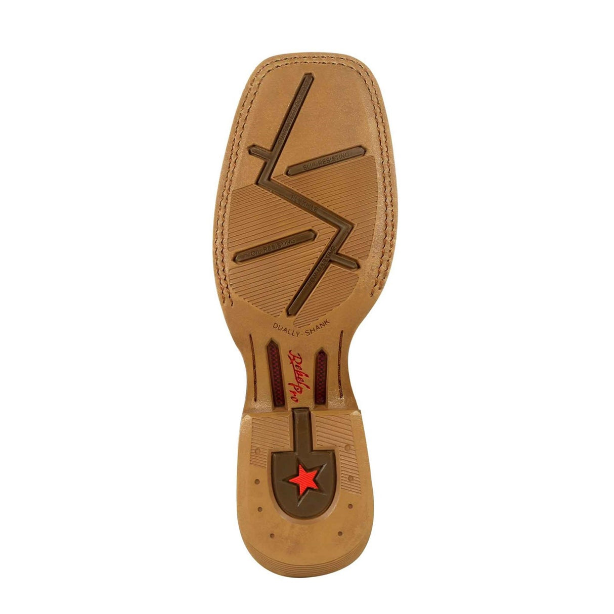 Herren Rebel Pro Westernstiefel Eichel und Onyx-Schwarz