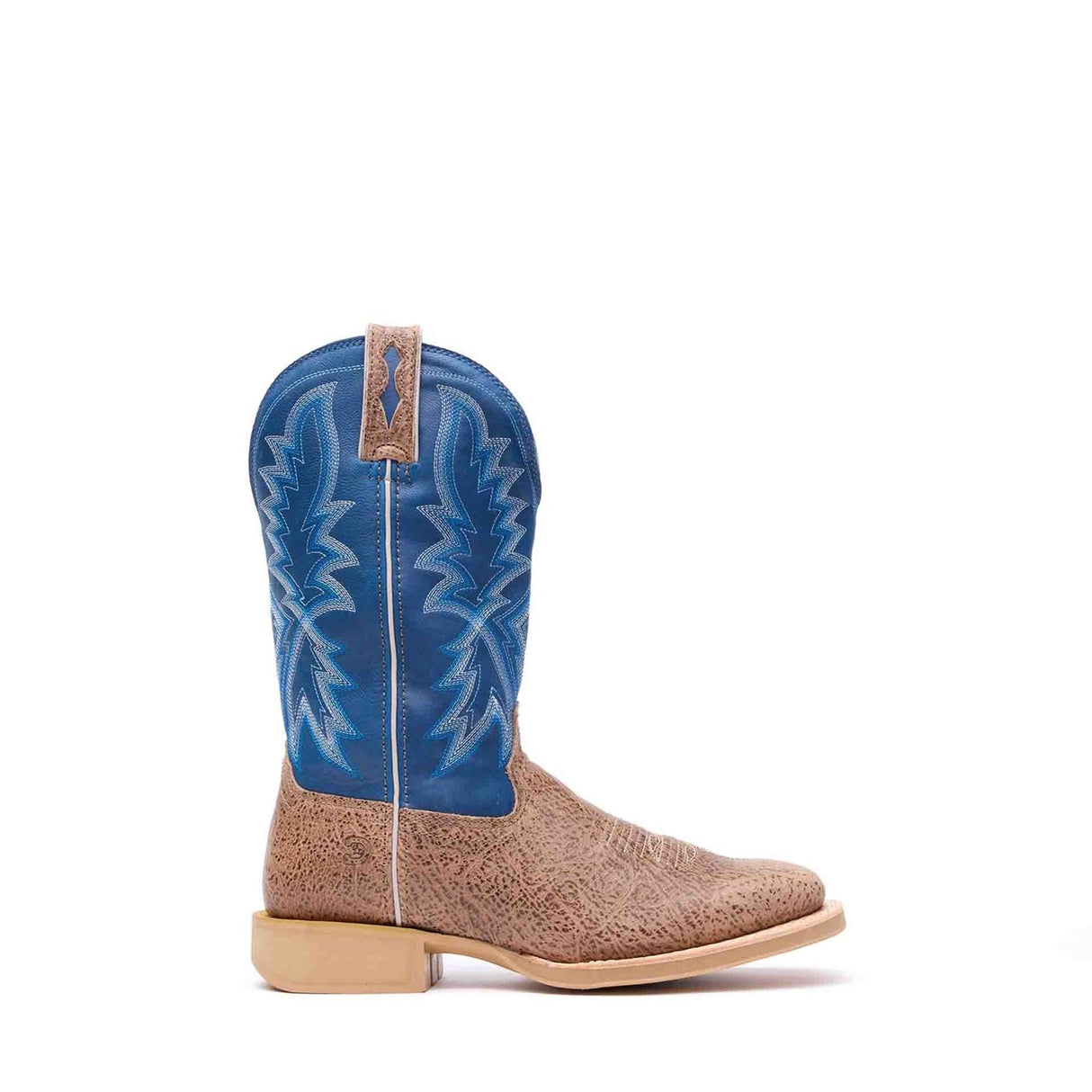 Herren Rebel Pro Lite Westernstiefel Helles Bueffelbraun und Nebel