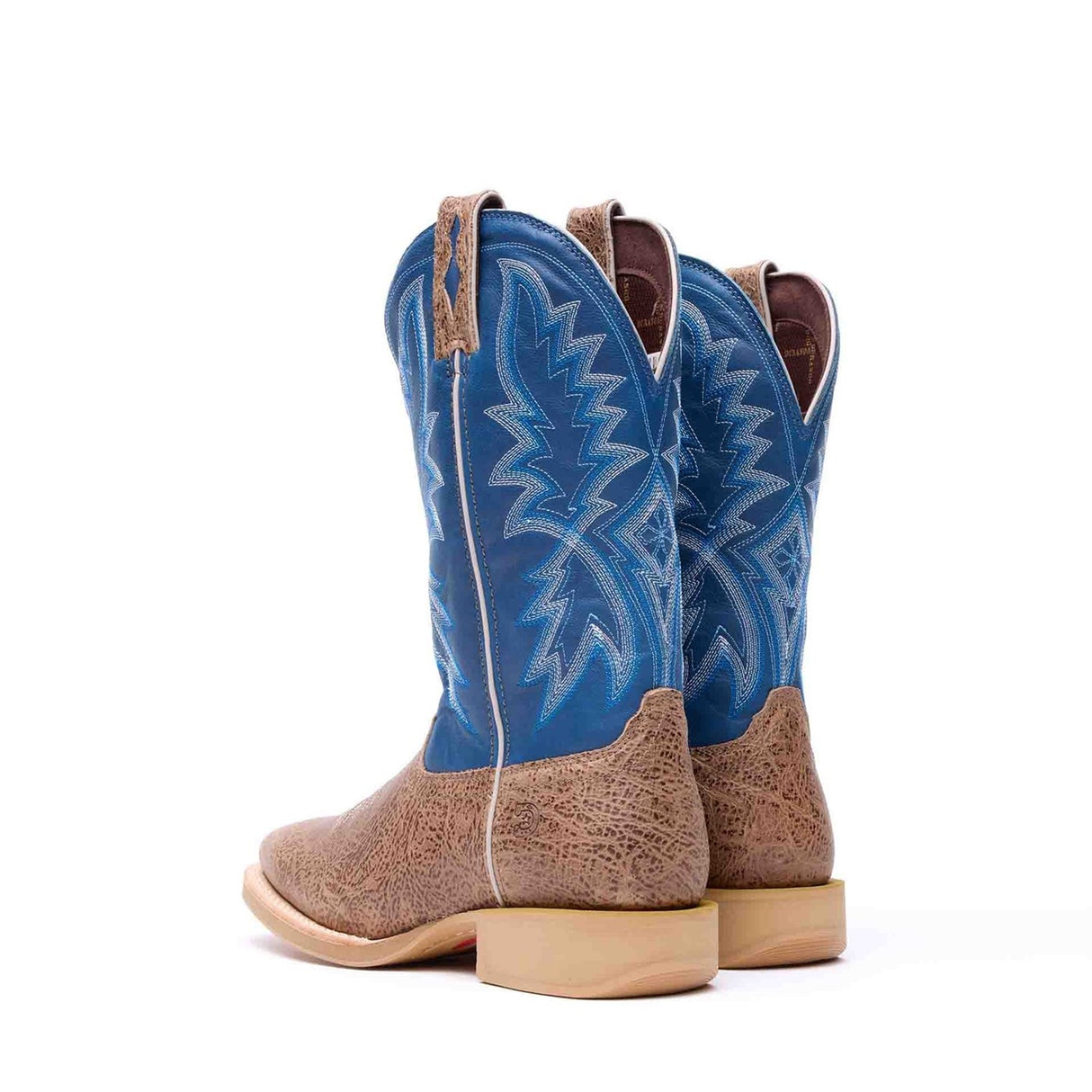 Herren Rebel Pro Lite Westernstiefel Helles Bueffelbraun und Nebel