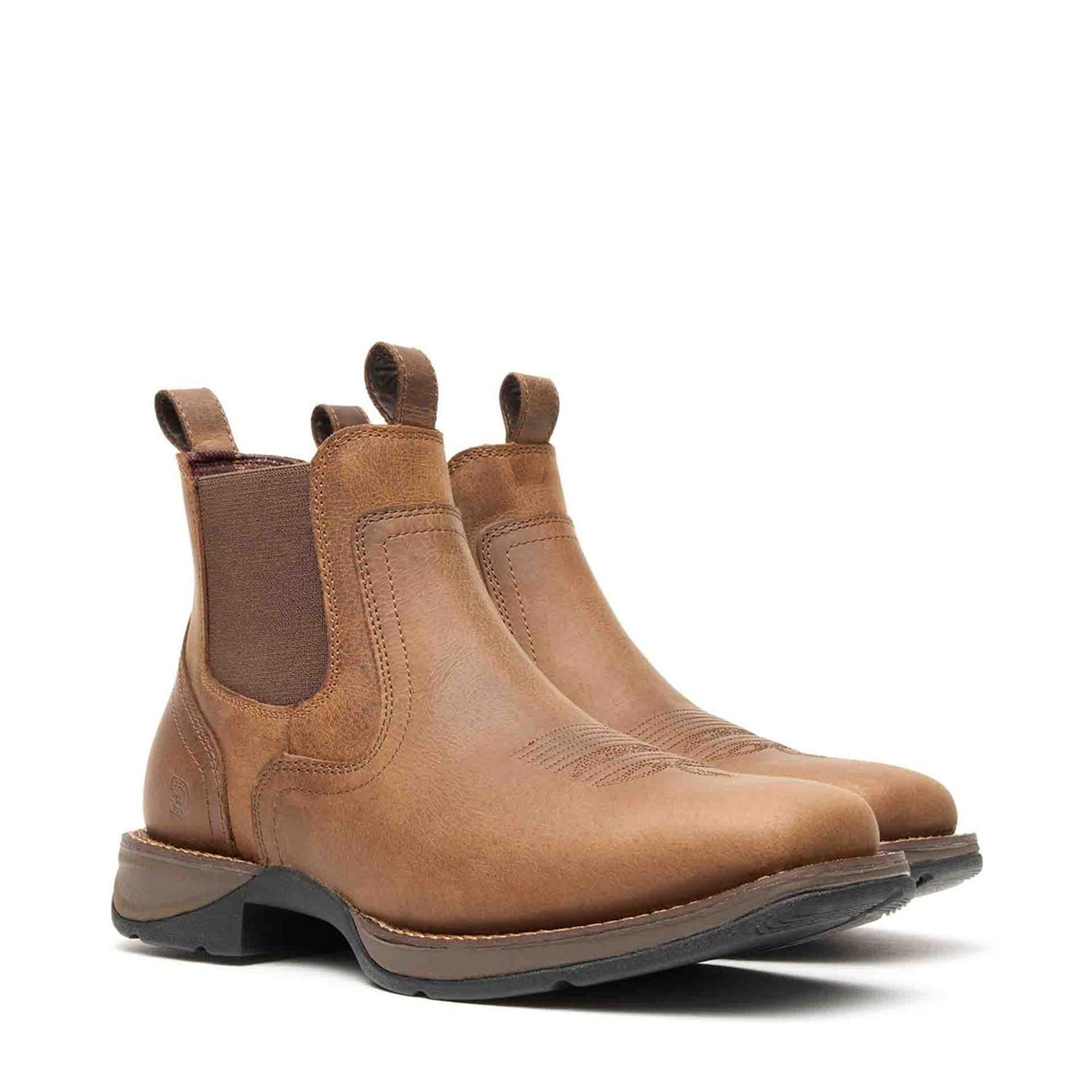 Herren Red Dirt Rebel Western-Ankleboots Old-Town-Braun und Hellbraun