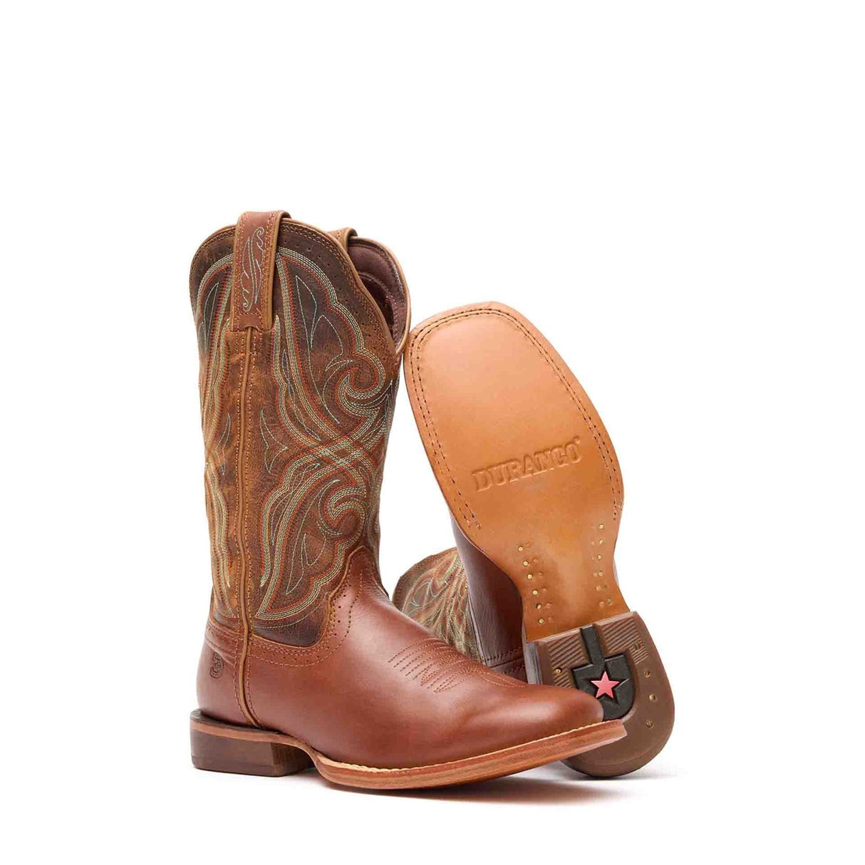 Damen Arena Pro Westernstiefel Kastanie