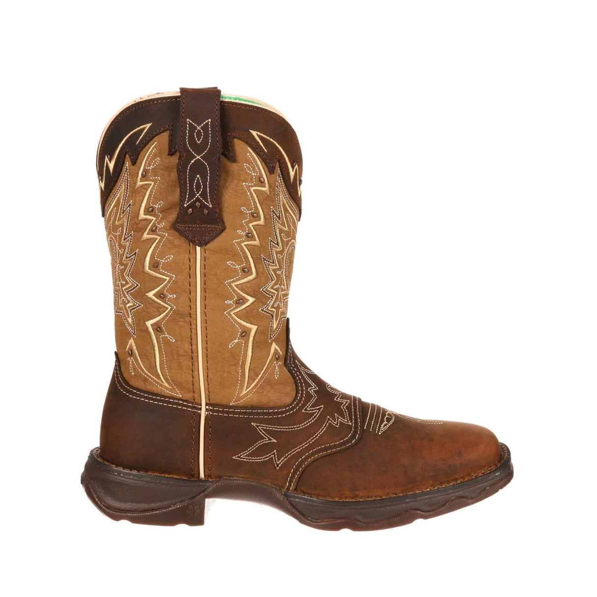 Damen Lady Rebel Westernstiefel Tabak und Braun