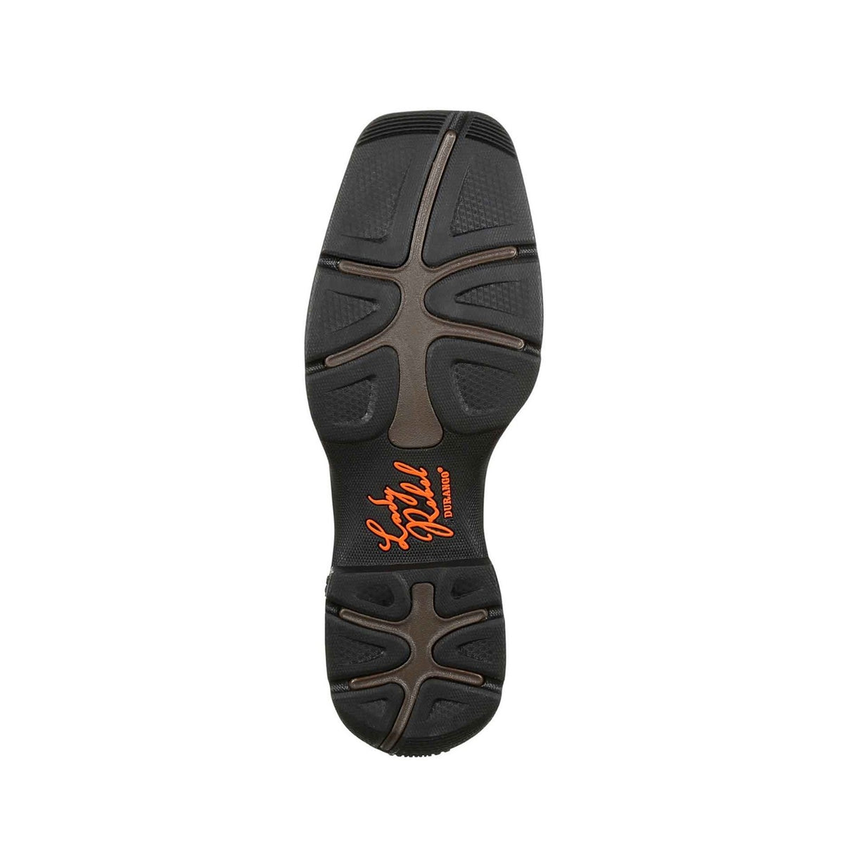 Damen Lady Rebel Wasserdichte Westernstiefel Braun und Immergrün