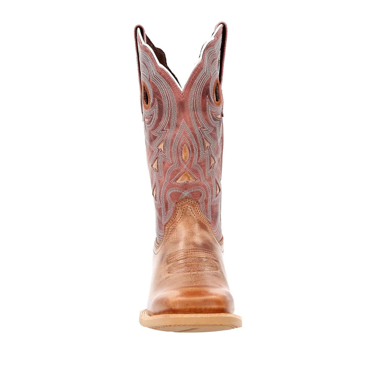 Damen Lady Rebel Pro Westernstiefel Altbraun Himmelblau