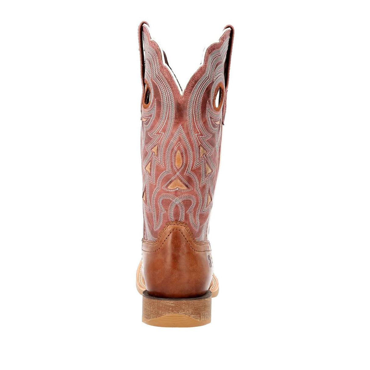 Damen Lady Rebel Pro Westernstiefel Altbraun Himmelblau