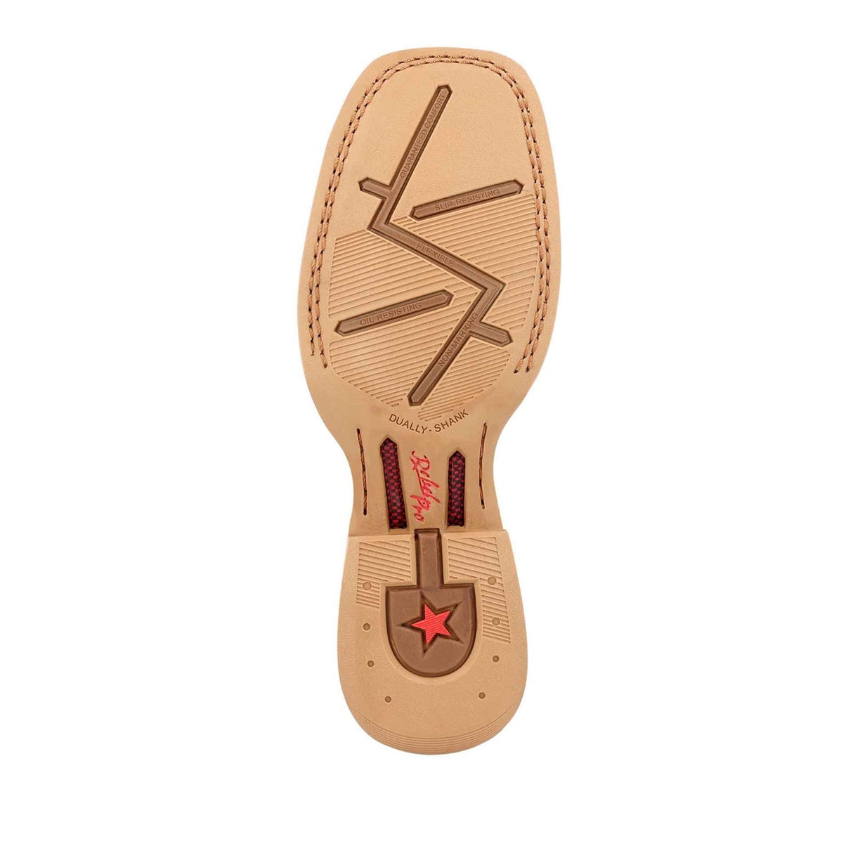 Damen Lady Rebel Pro Westernstiefel Hickory und Chilischote