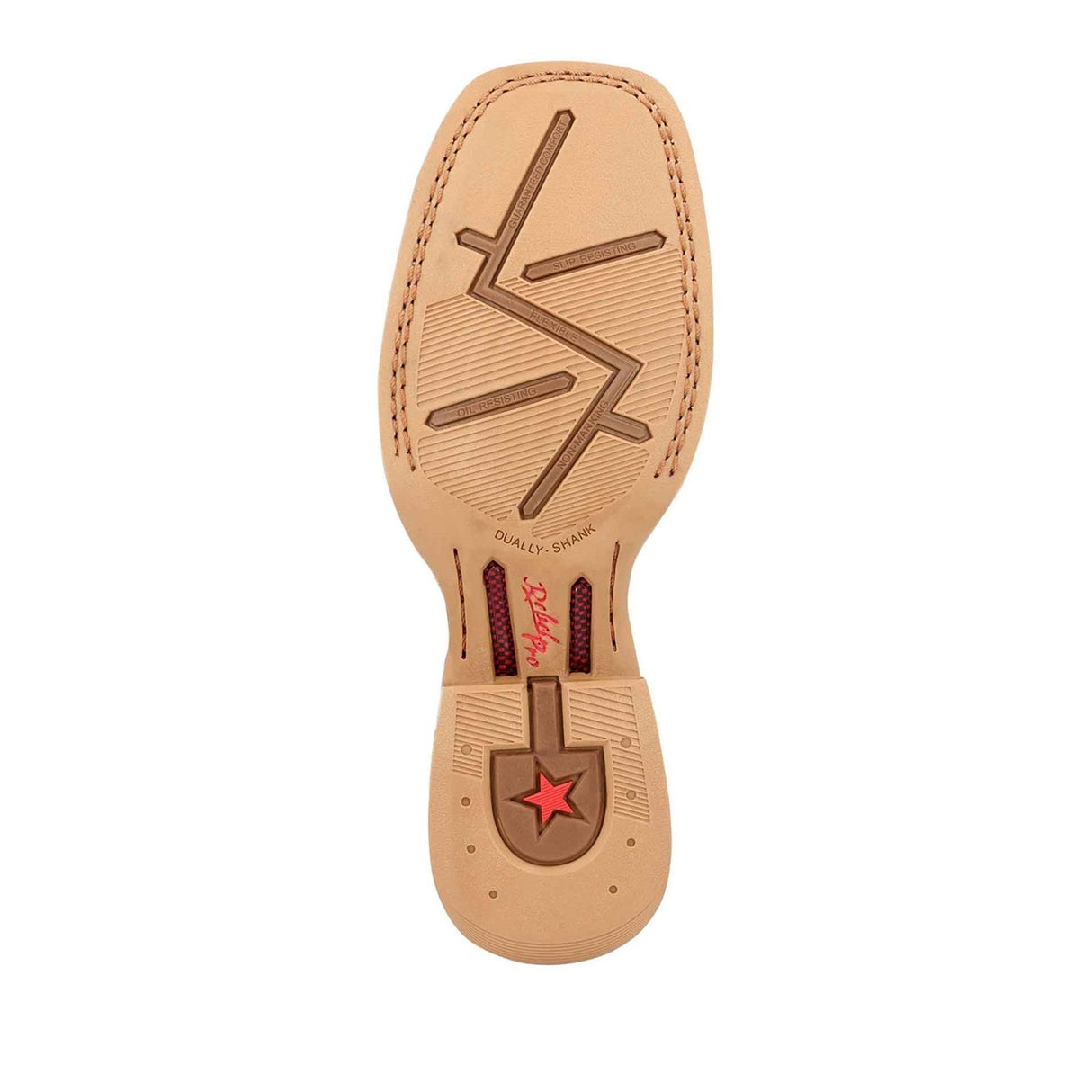 Damen Lady Rebel Pro Westernstiefel Kastanienbraun und Arktisblau