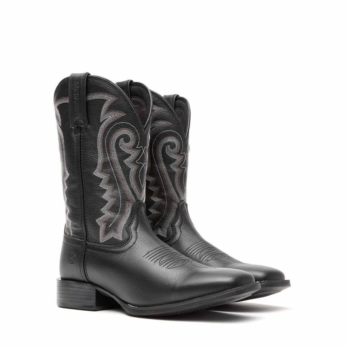 Herren Westward Westernstiefel Onyx-Schwarz