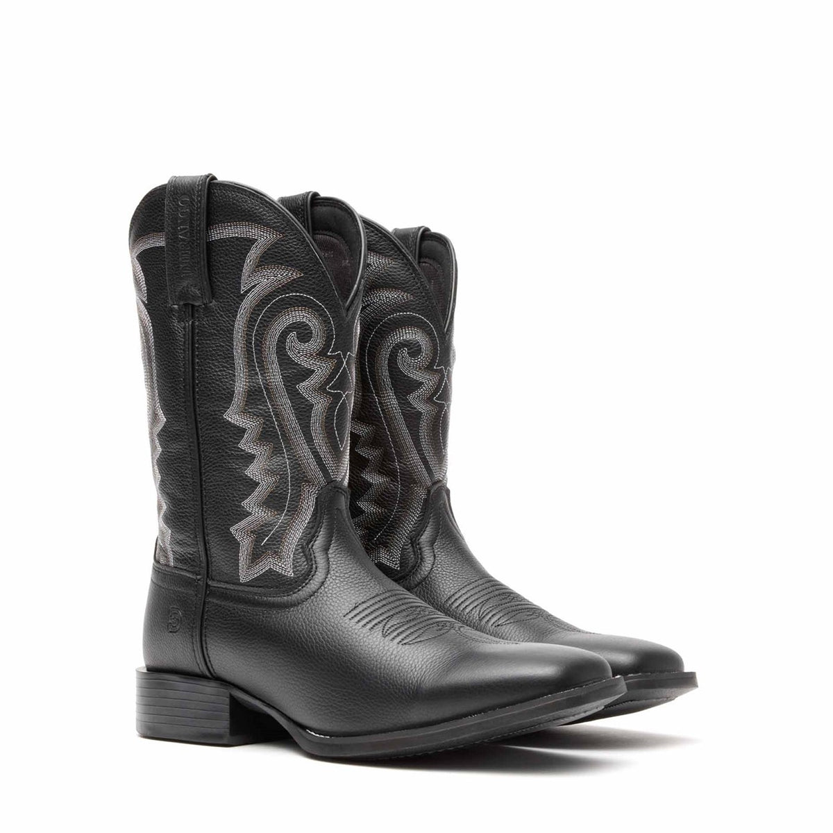 Herren Westward Westernstiefel Onyx-Schwarz