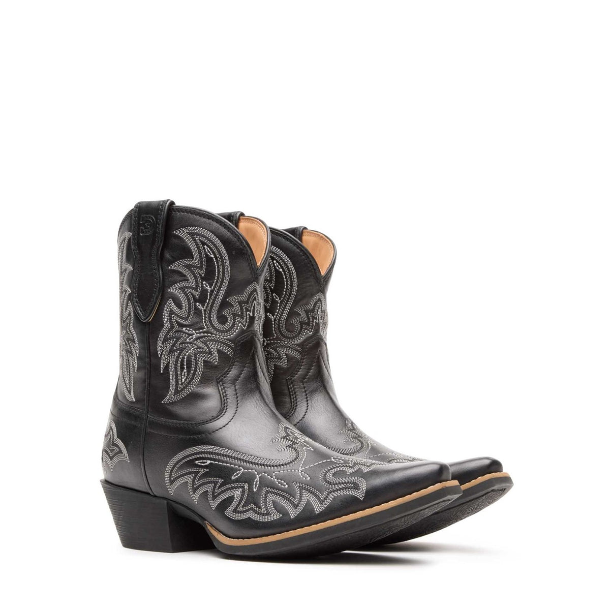 Damen Shyloh Pony-Stiefel Poliertes Onyx-Schwarz
