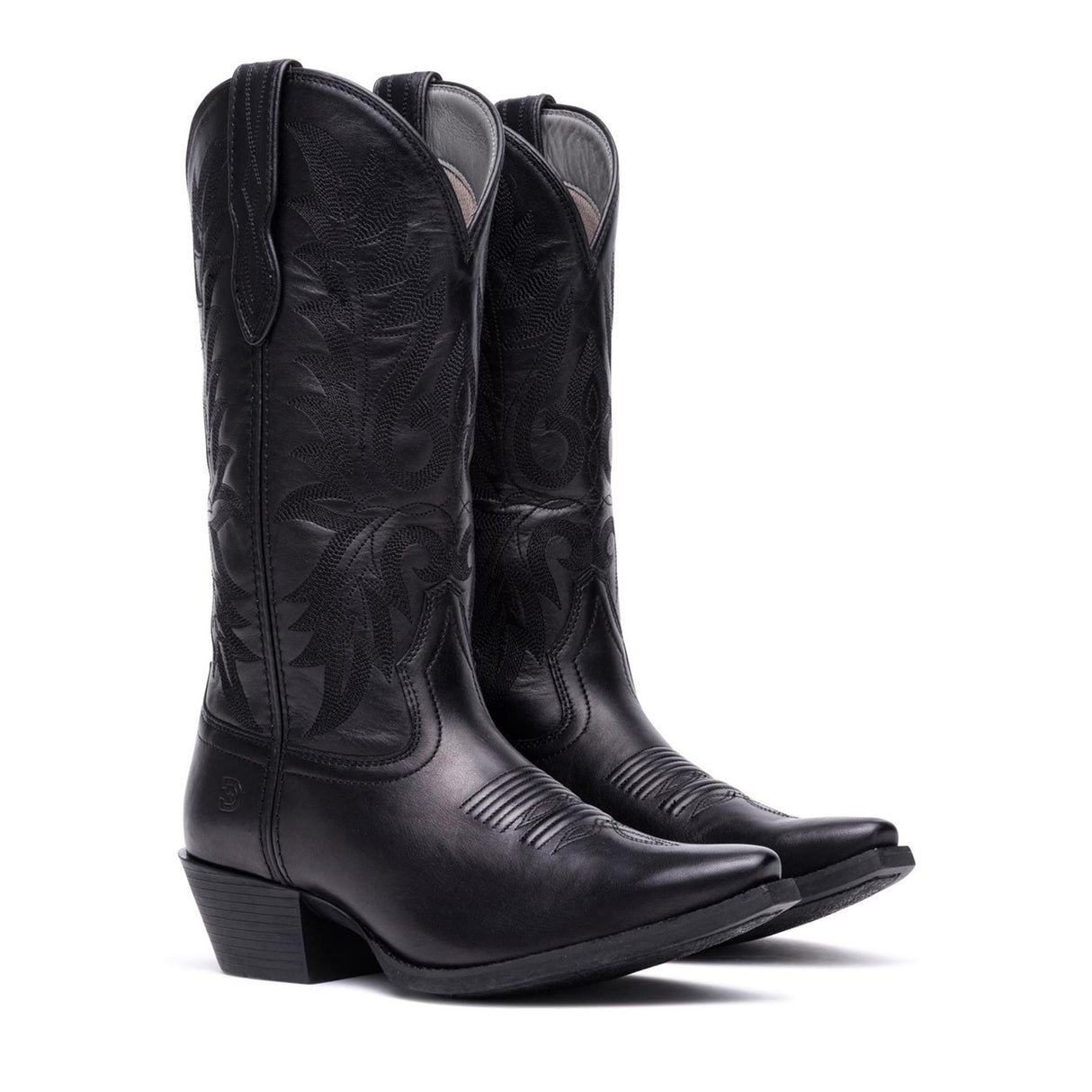 Damen Shyloh Westernstiefel Poliertes Onyx-Schwarz