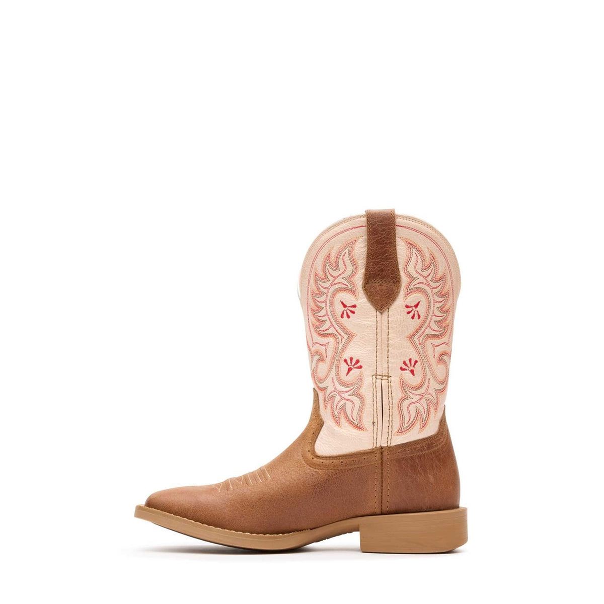 Damen Shyloh Westernstiefel Honigbraun Metallic-Pfirsich