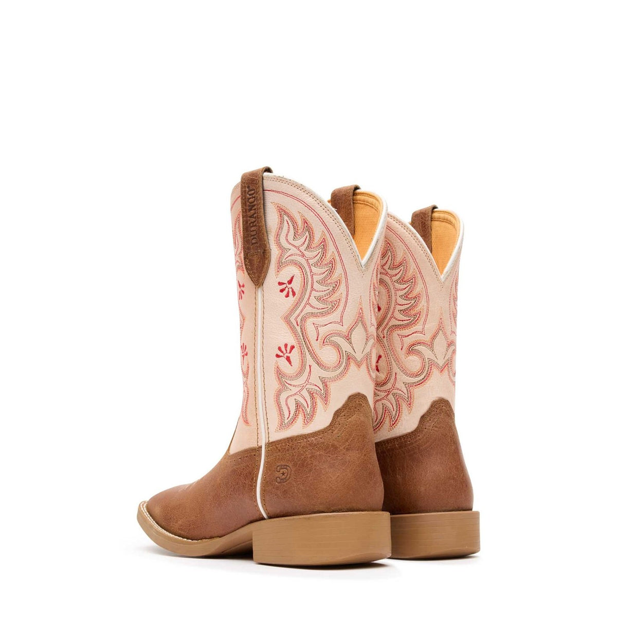 Damen Shyloh Westernstiefel Honigbraun Metallic-Pfirsich