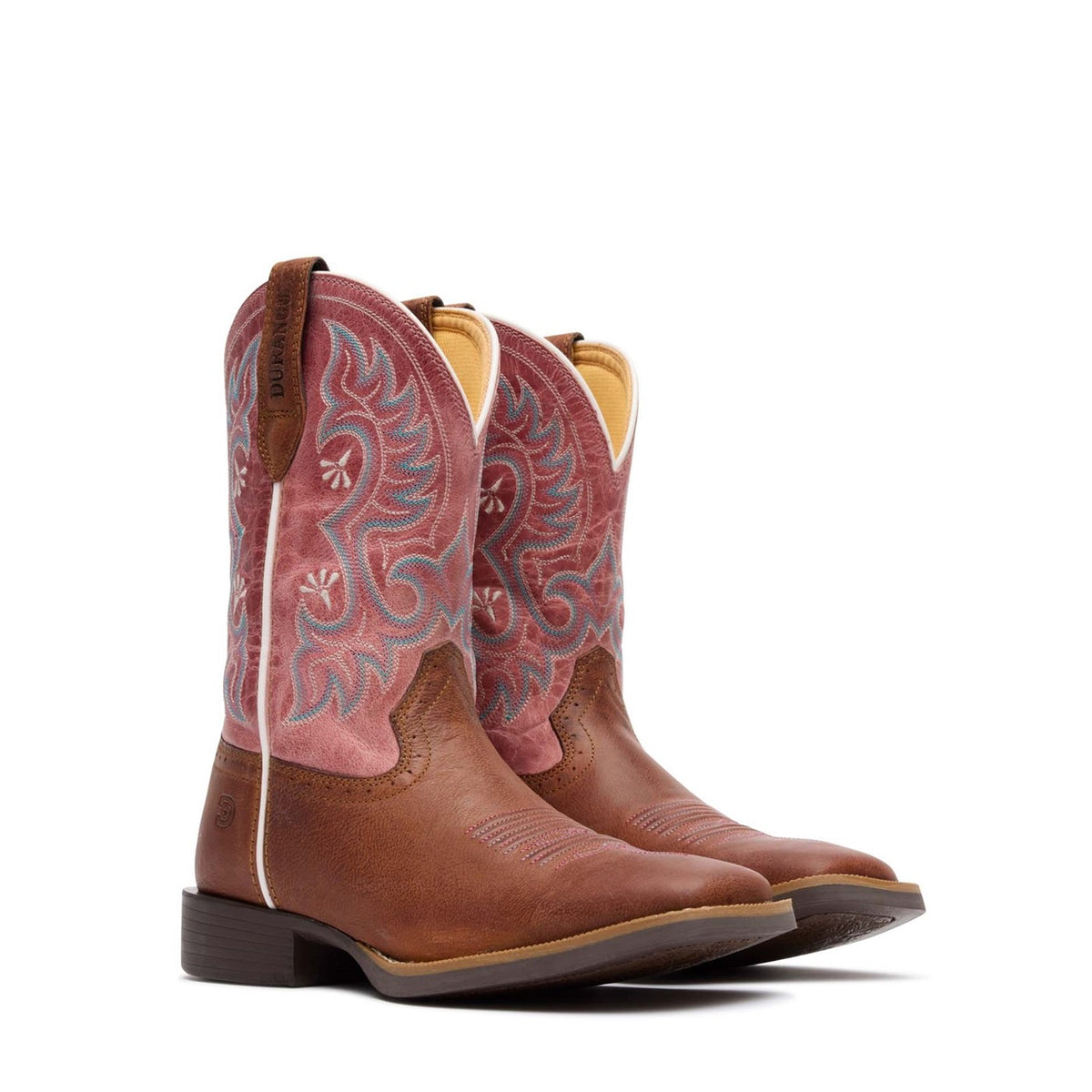 Damen Shyloh Westernstiefel Rostbraun Altrosa