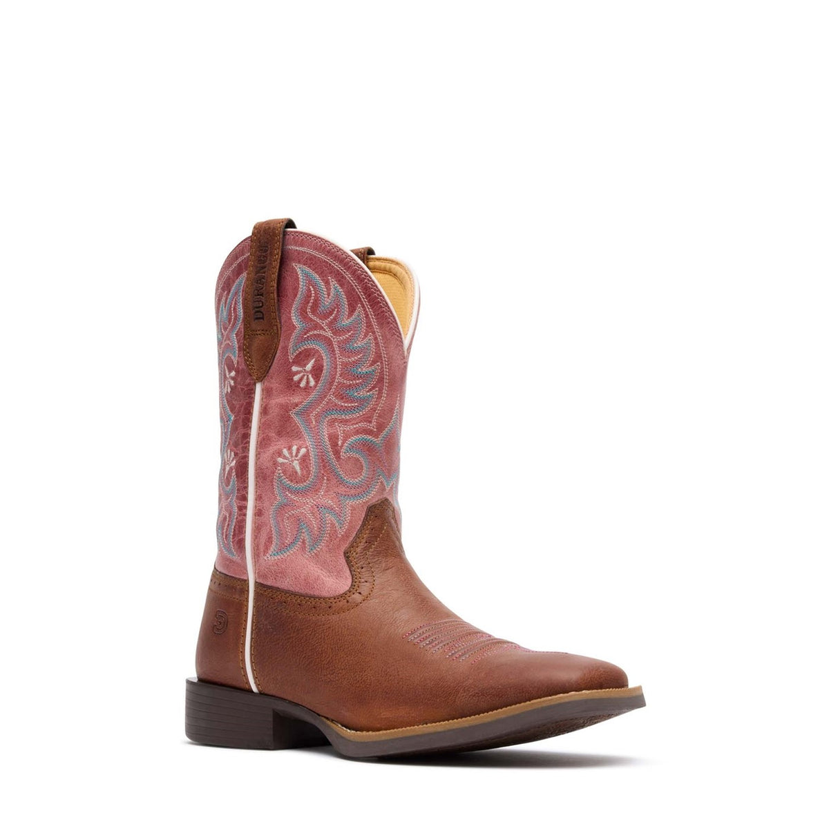 Damen Shyloh Westernstiefel Rostbraun Altrosa