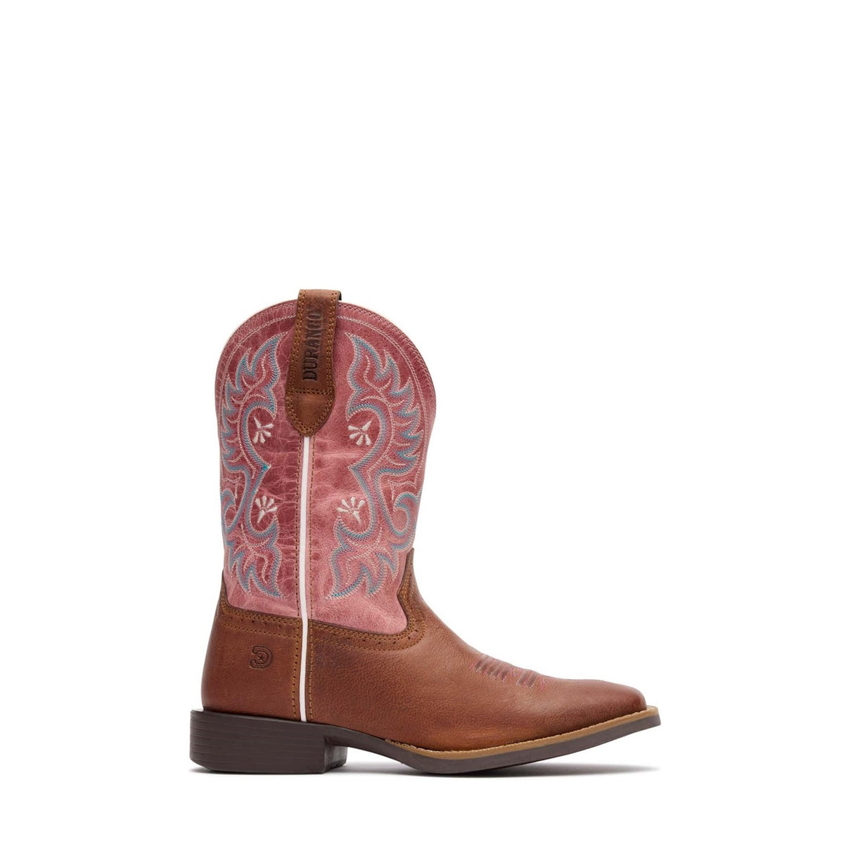 Damen Shyloh Westernstiefel Rostbraun Altrosa