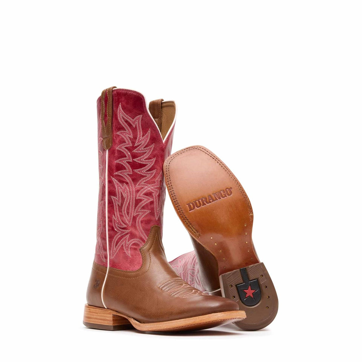 Damen Arena Pro Elite Westernstiefel Pekannuss Erdbeere
