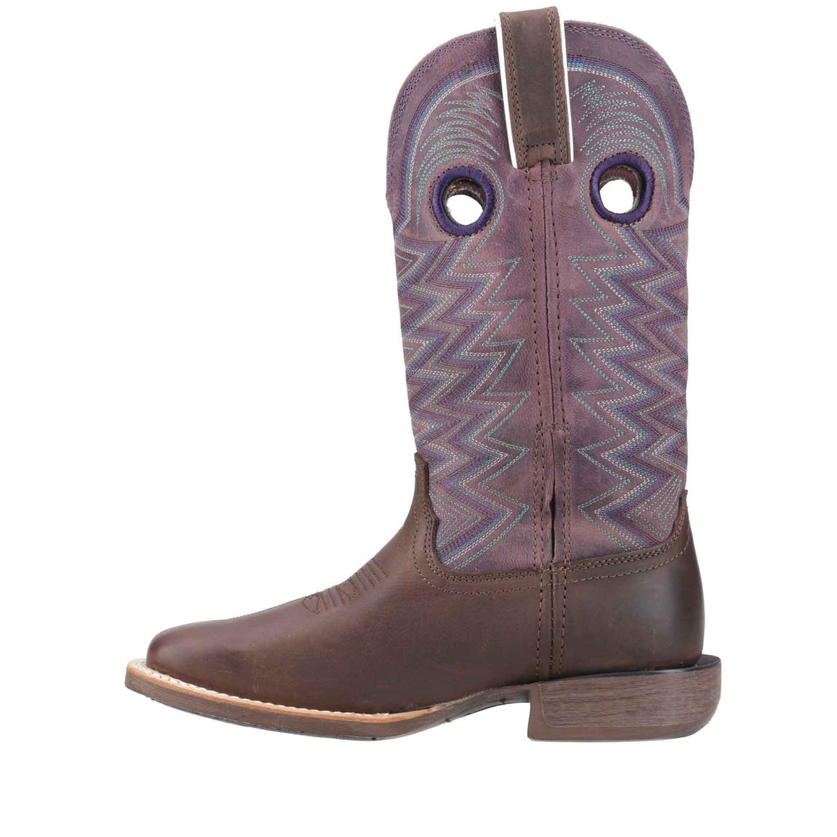 Damen Lady Rebel Pro Westernstiefel Dunkle Erde und Amethyst