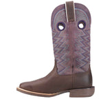 Damen Lady Rebel Pro Westernstiefel Dunkle Erde und Amethyst