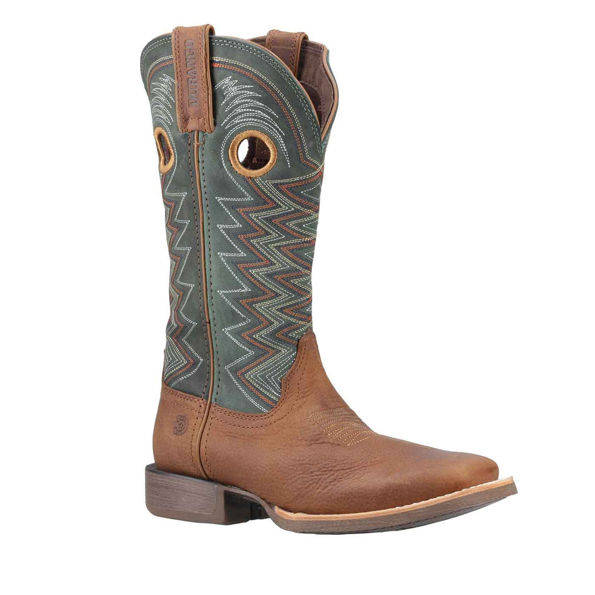 Damen Lady Rebel Pro Westernstiefel Weizen und Aquamarin