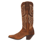 Damen Crush Westernstiefel Distressed-Cognac