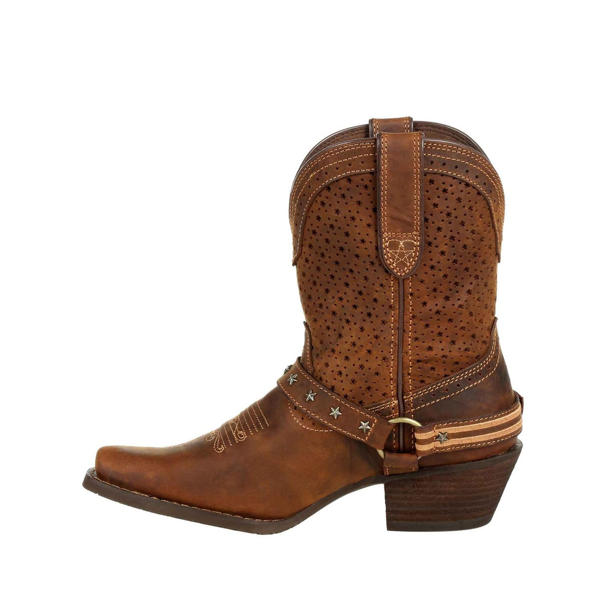 Damen Crush Westernstiefel Rehbraun