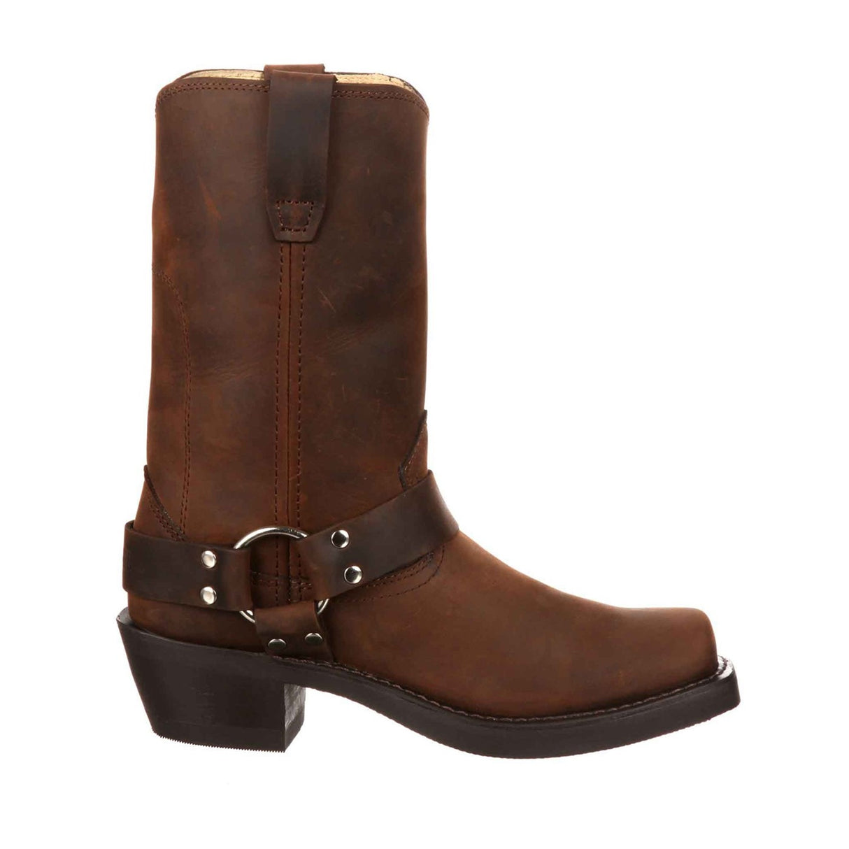 Damen Harness Bikerboots Braun Harness